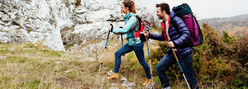 couple hiking