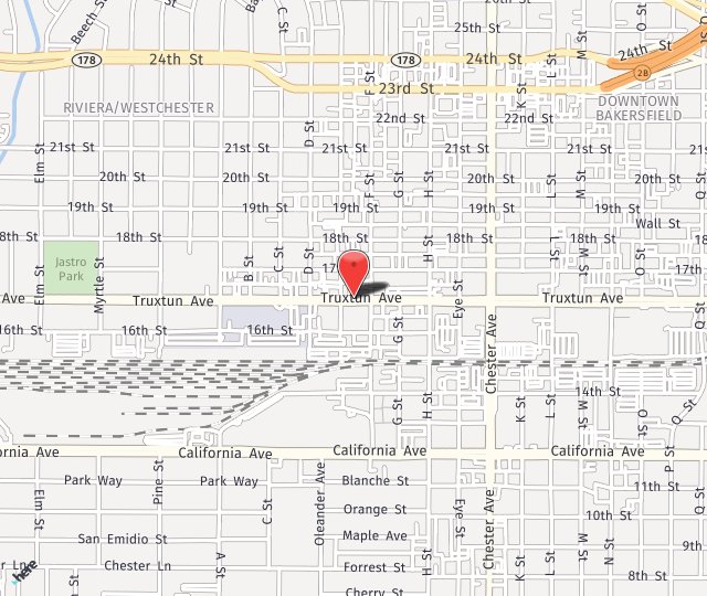 Location Map: 1914 Truxtun Ave. Bakersfield, CA 93301